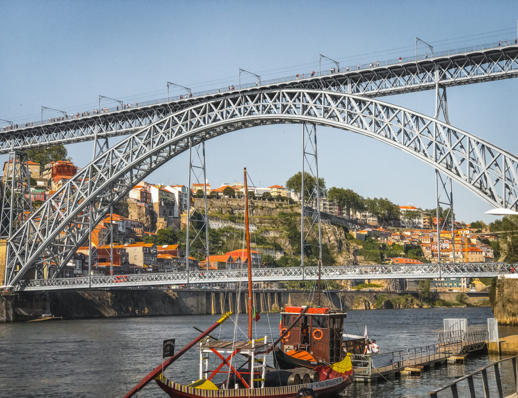 Dom Luis Bridge in Porto, Portugal