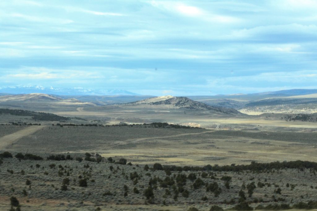 the rolling hills of wyoming