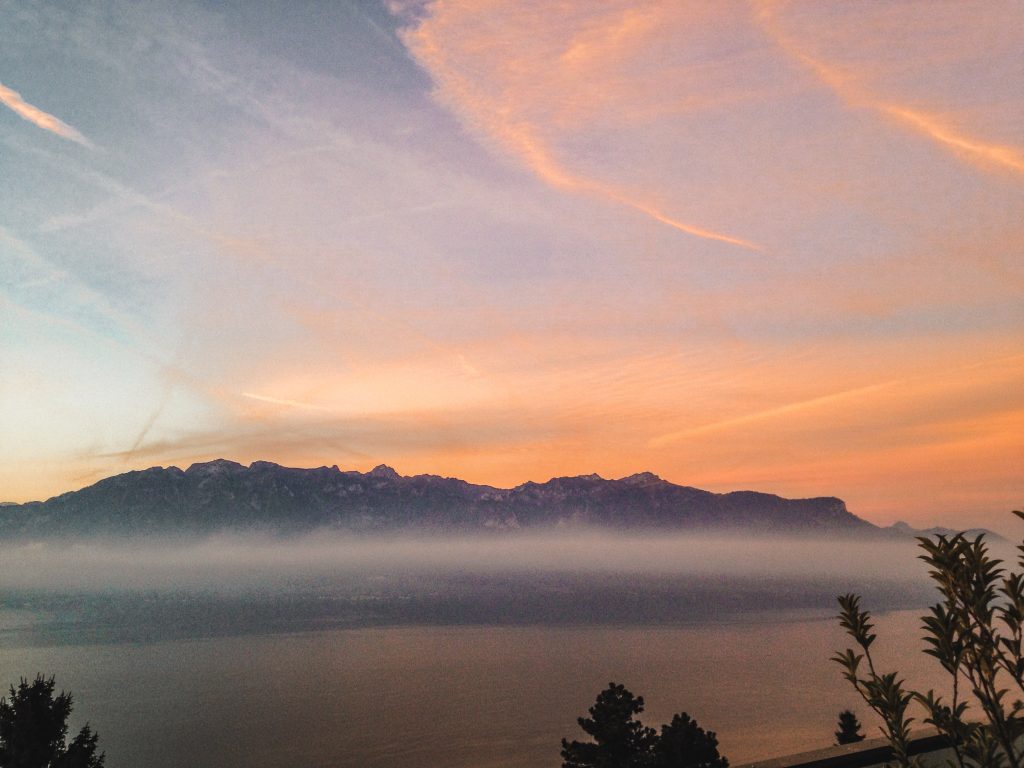 lake geneva at sunrise