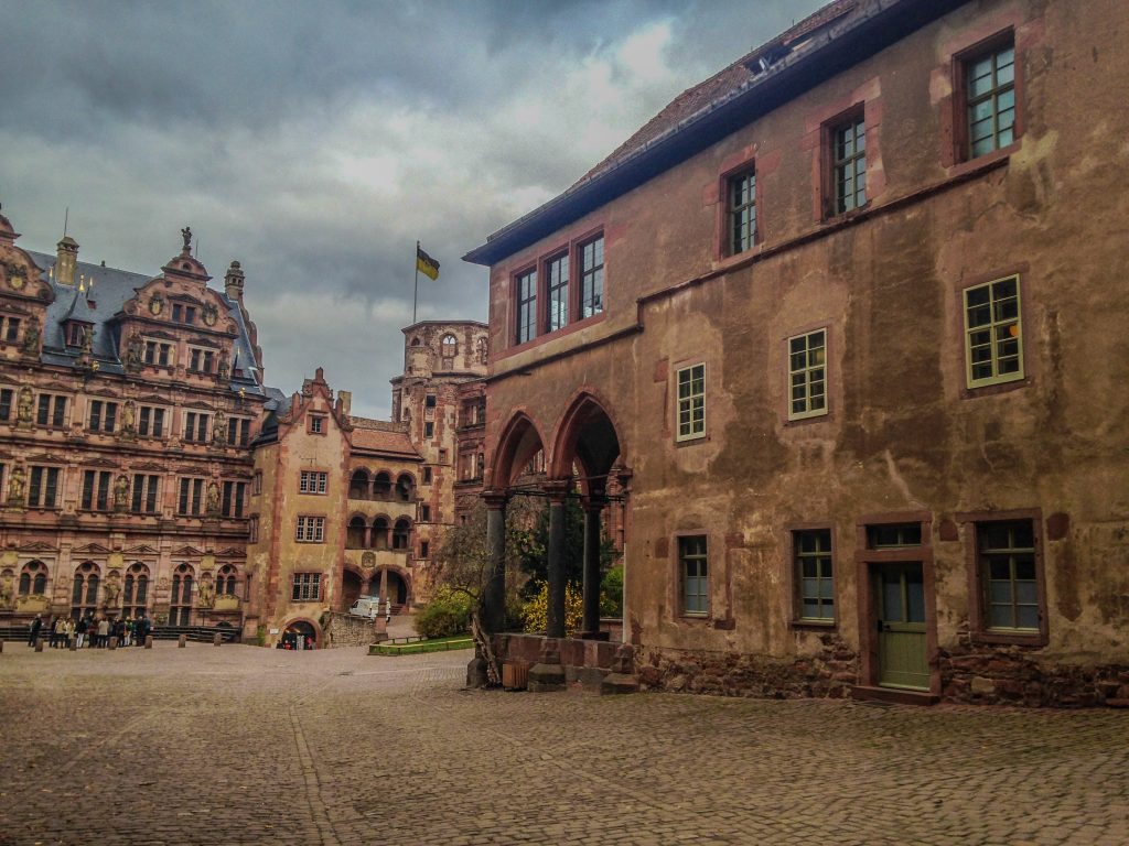 Heidelberg from the Courtyard