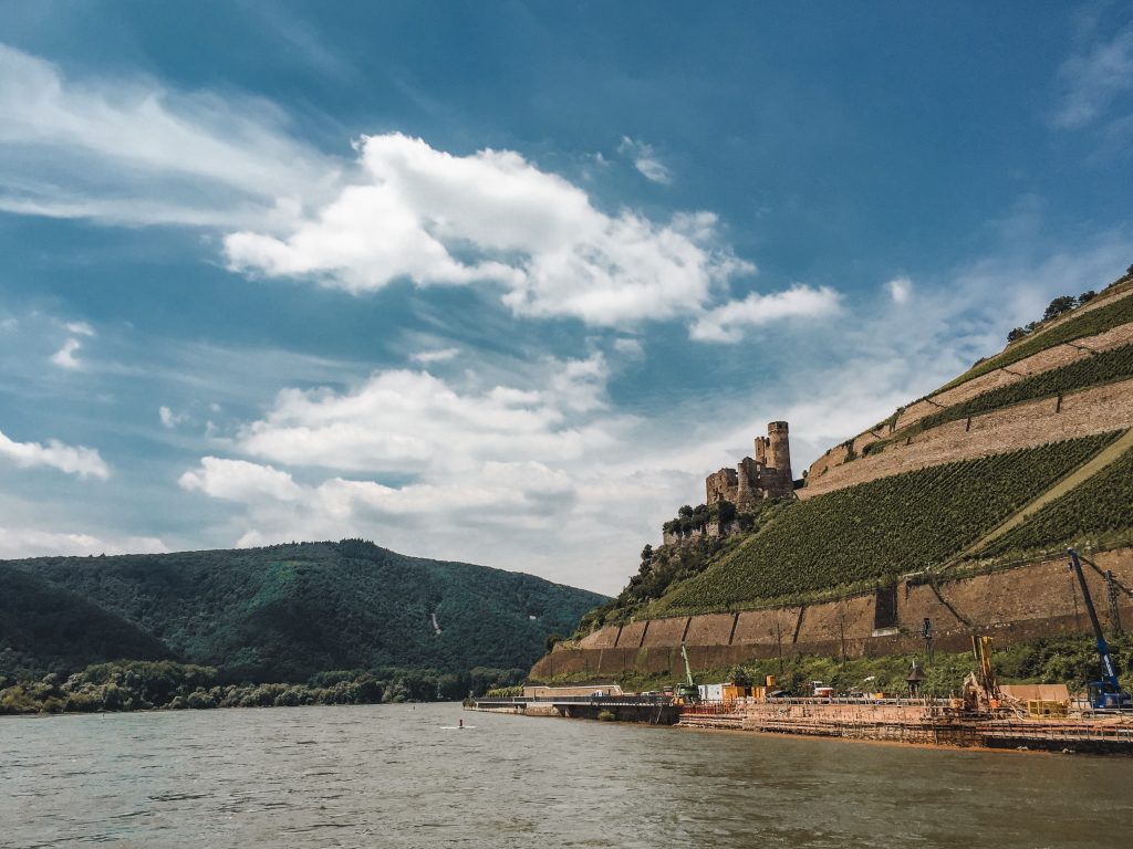 Burg Ehrenfels on the Rhine River