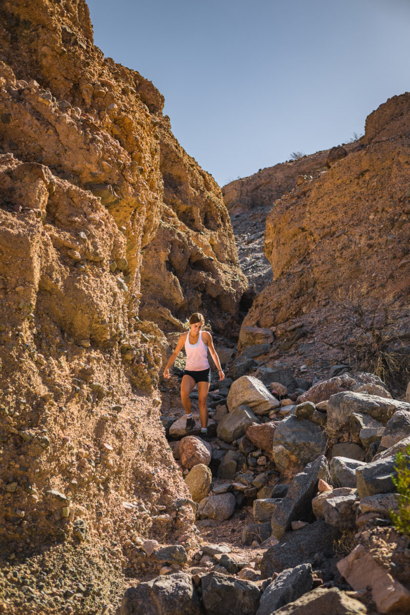 Hiking Sidewinder Canyon in Death Valley - The Break of Dawns