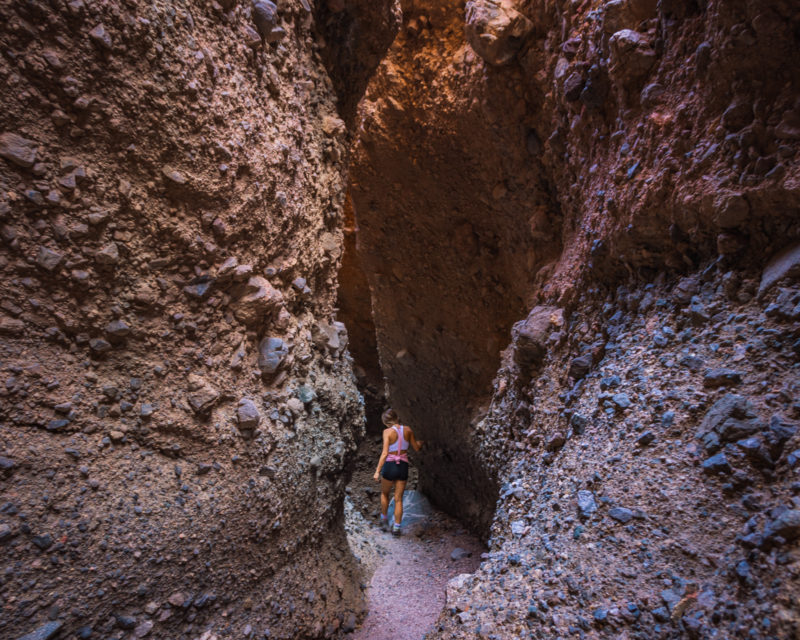 Sidewinder Canyon Death Valley