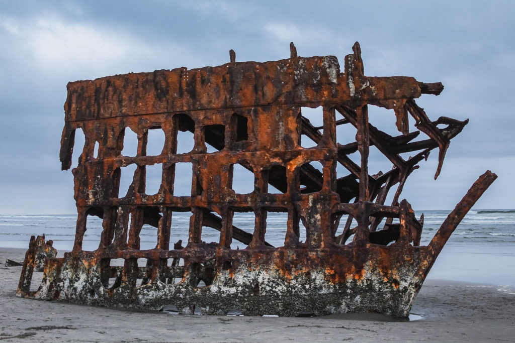 Peter Iredale Shipwreck in Oregon