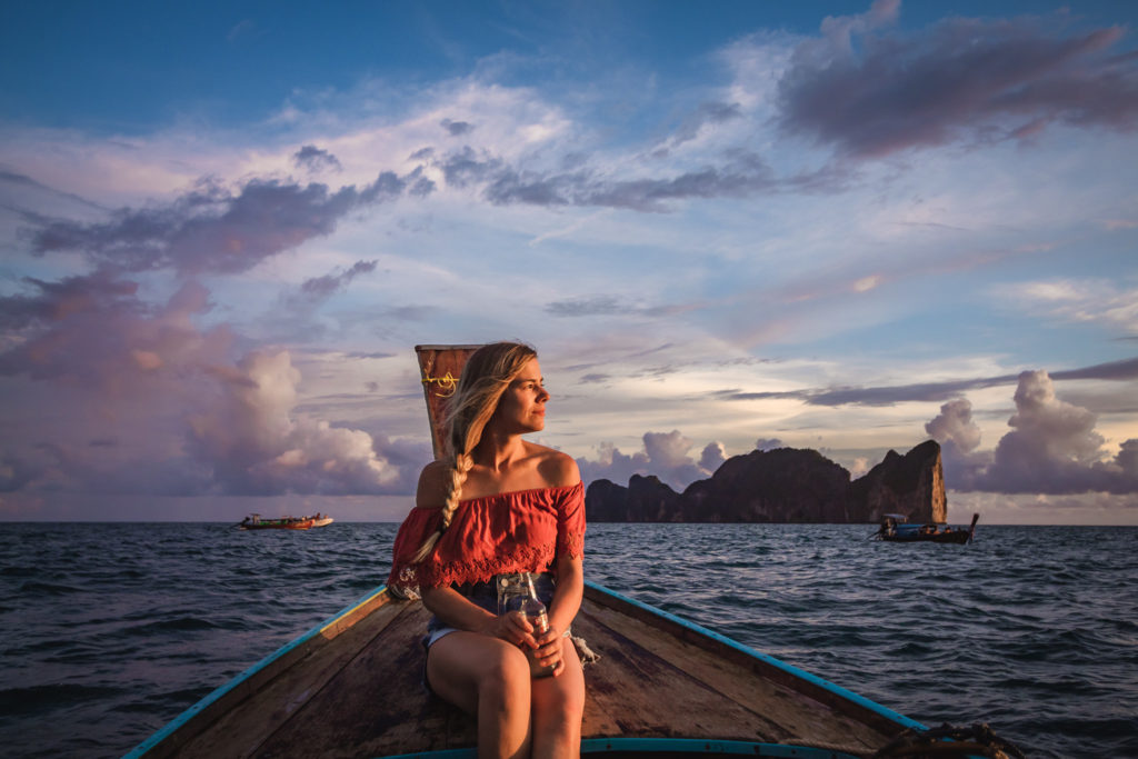 Sunset boat tour Phi Phi Islands