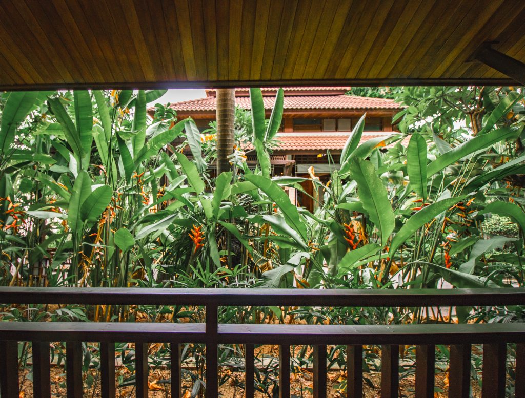 Garden view from Koh Samui room