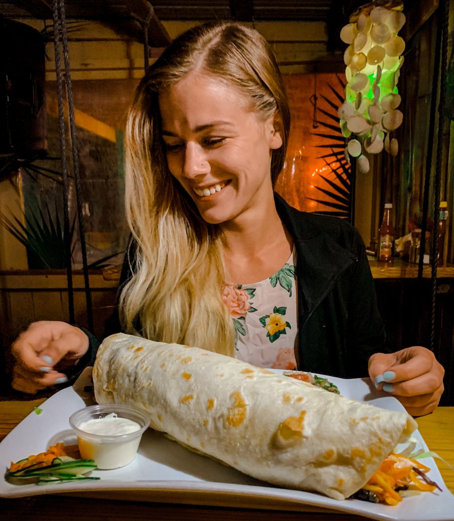 Burrito at Bambooze