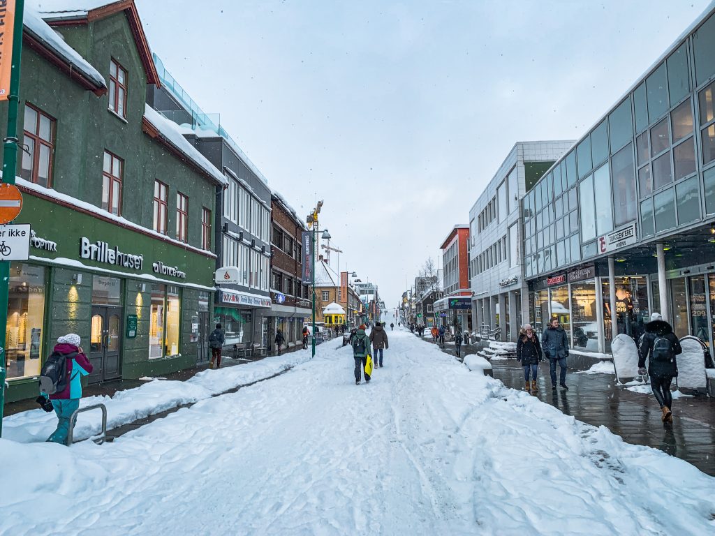 City street of Tromso