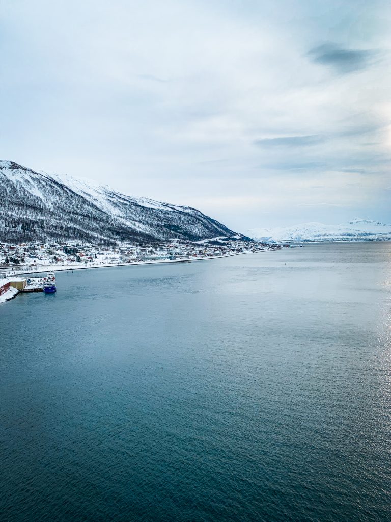 Views of Tromso from the bridge