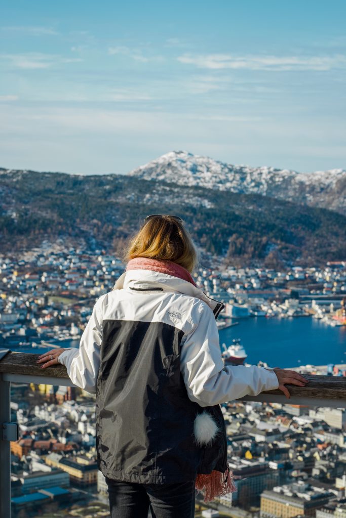 Views of Bergen from Mount Floyen