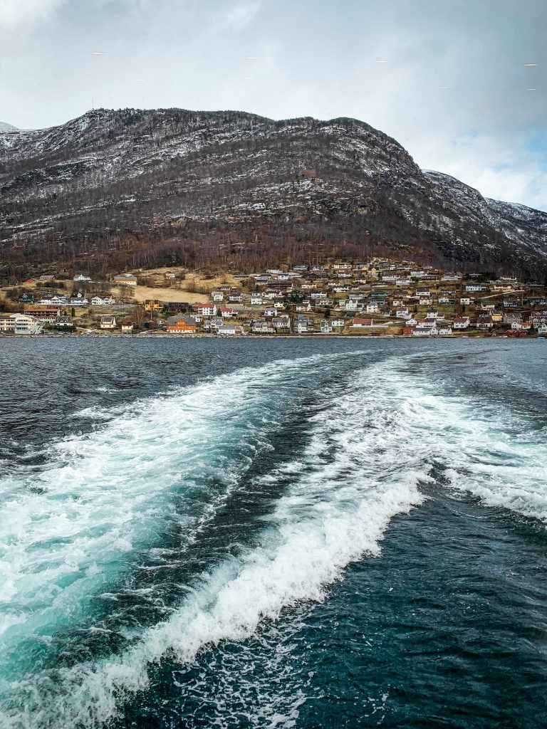 Norwegian little villages on the fjords