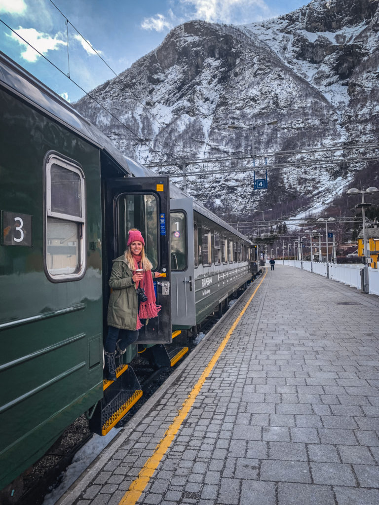 Boarding the Flam Train in Norway