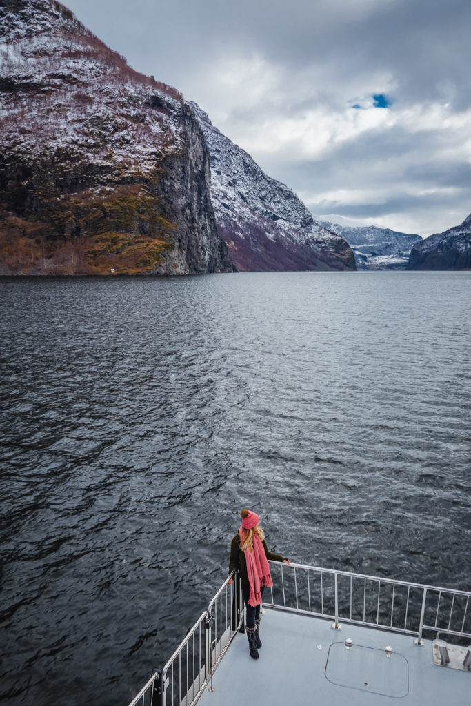 On the fjords cruise in Norway