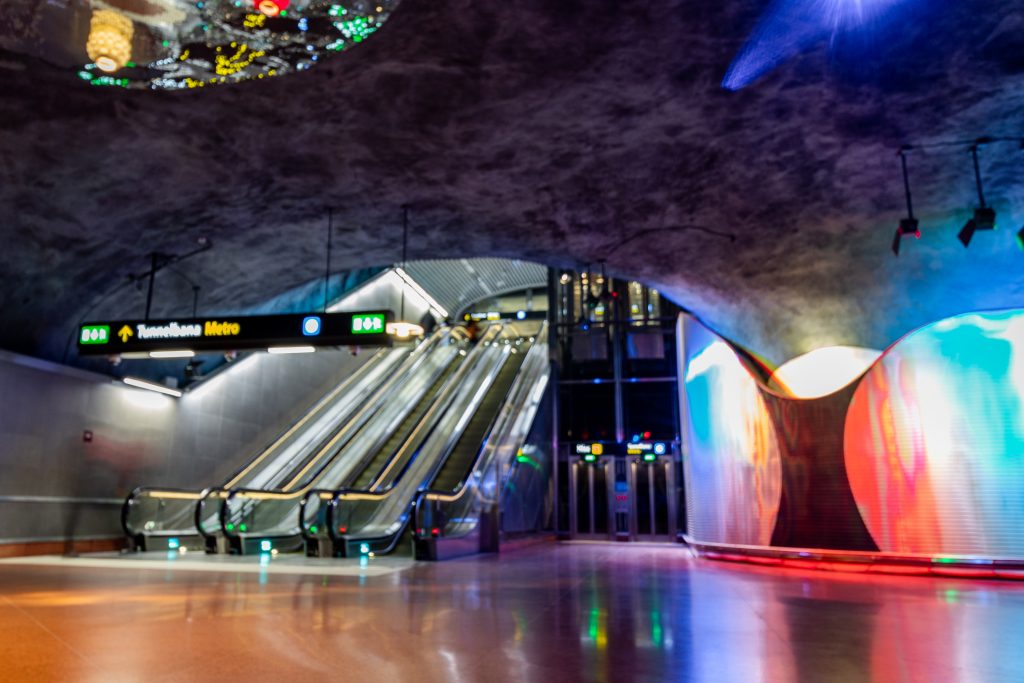 Stockholm's subway art