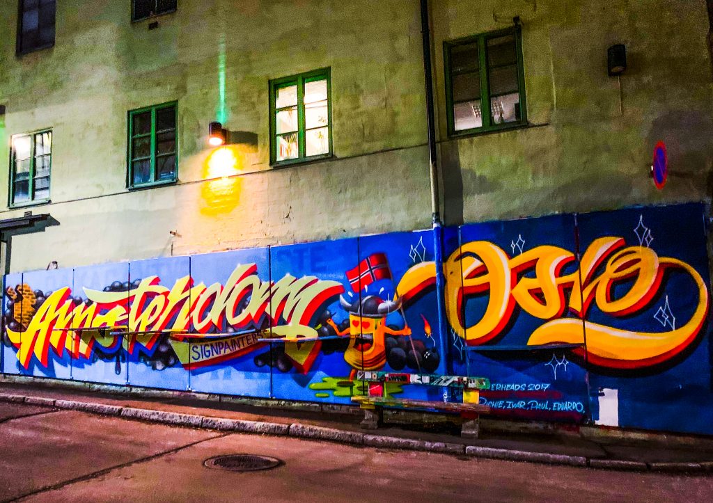 Street art in Oslo, Norway