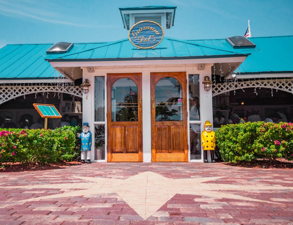 Front entrance of Gramma Dots restaurant
