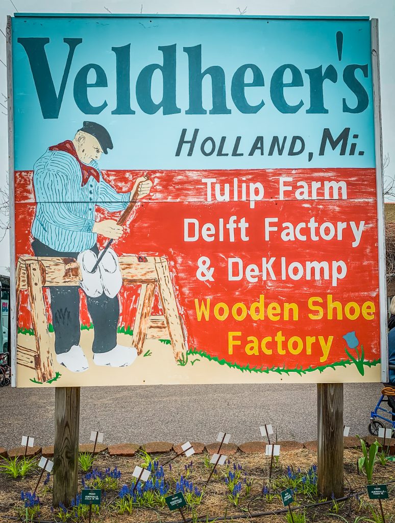 Veldheer Tulip Garden sign