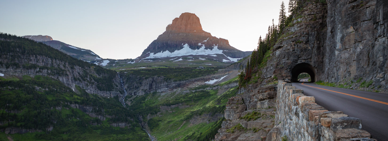 Driving the Going-to-the-Sun Road in Glacier National Park