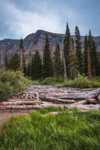 Upper Two Medicine Lake in Glacier NP