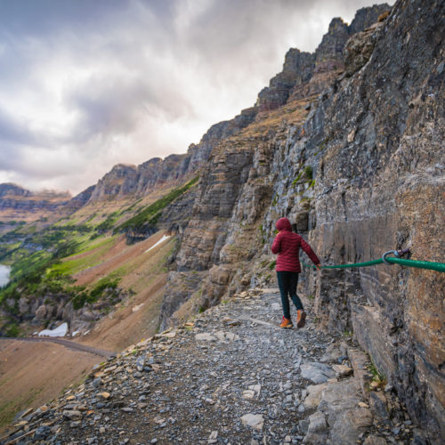 Beginning of the Highline Trail