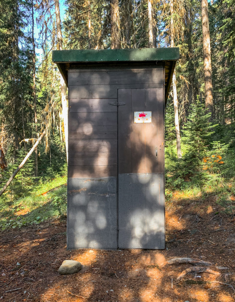 Pit Toilet at Camp