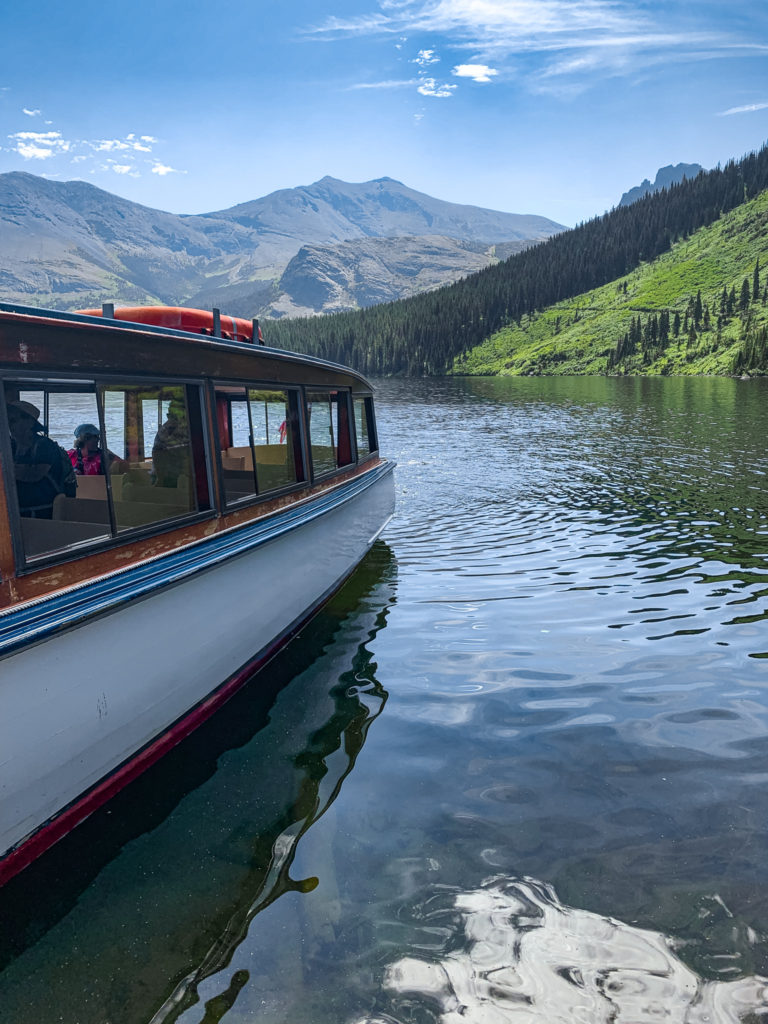 Boat Ride on Two Medicine Lake