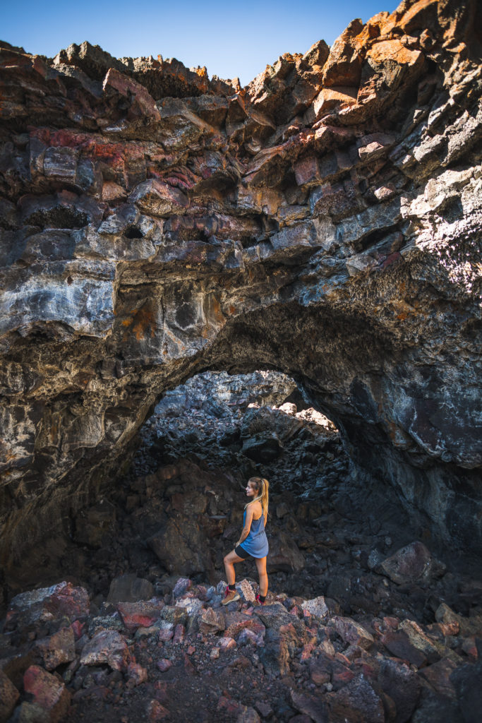 Cave Spelunking in Craters of the Moon NP
