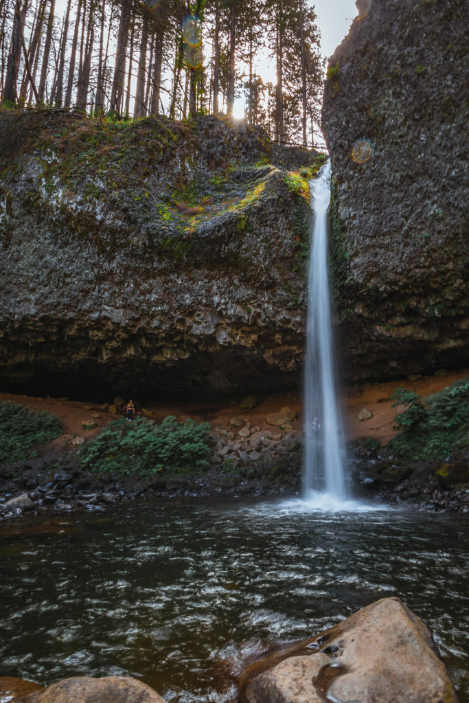 Waterfalls on the Columbia River Gorge