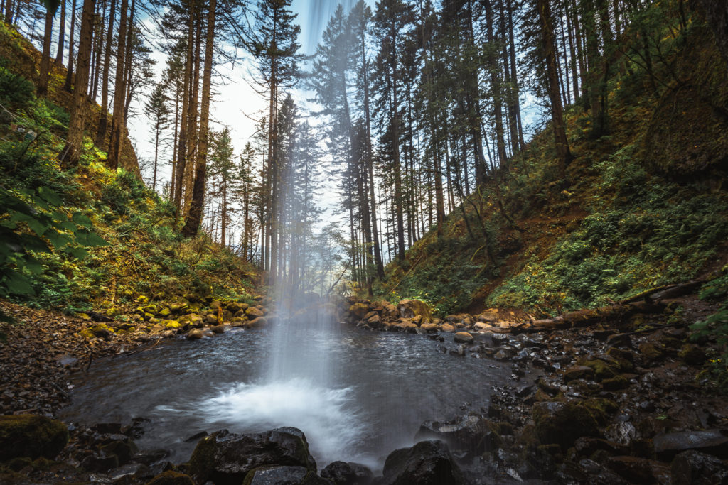 Waterfalls on the Columbia River Gorge