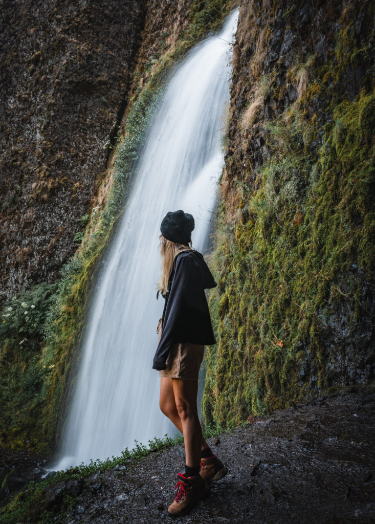 Wahkeena Waterfalls on the Columbia River Gorge