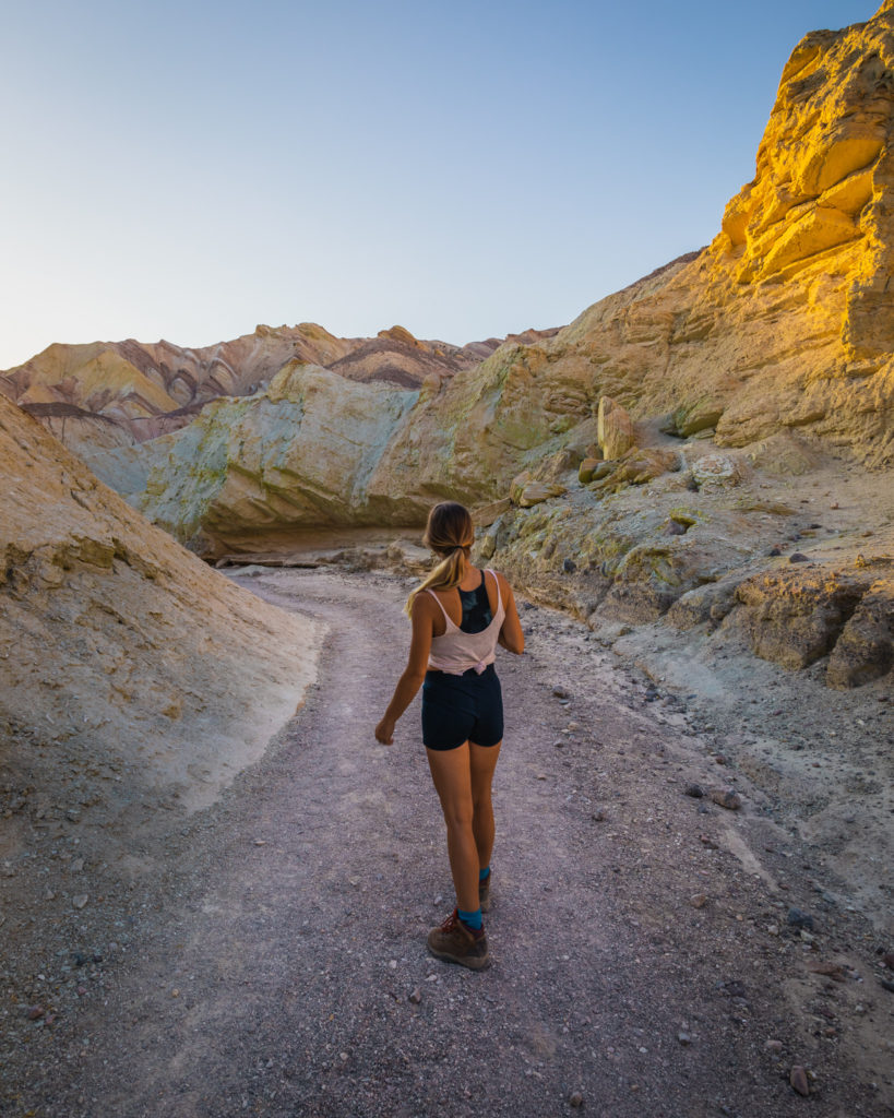 Golden Canyon Trail in Death Valley