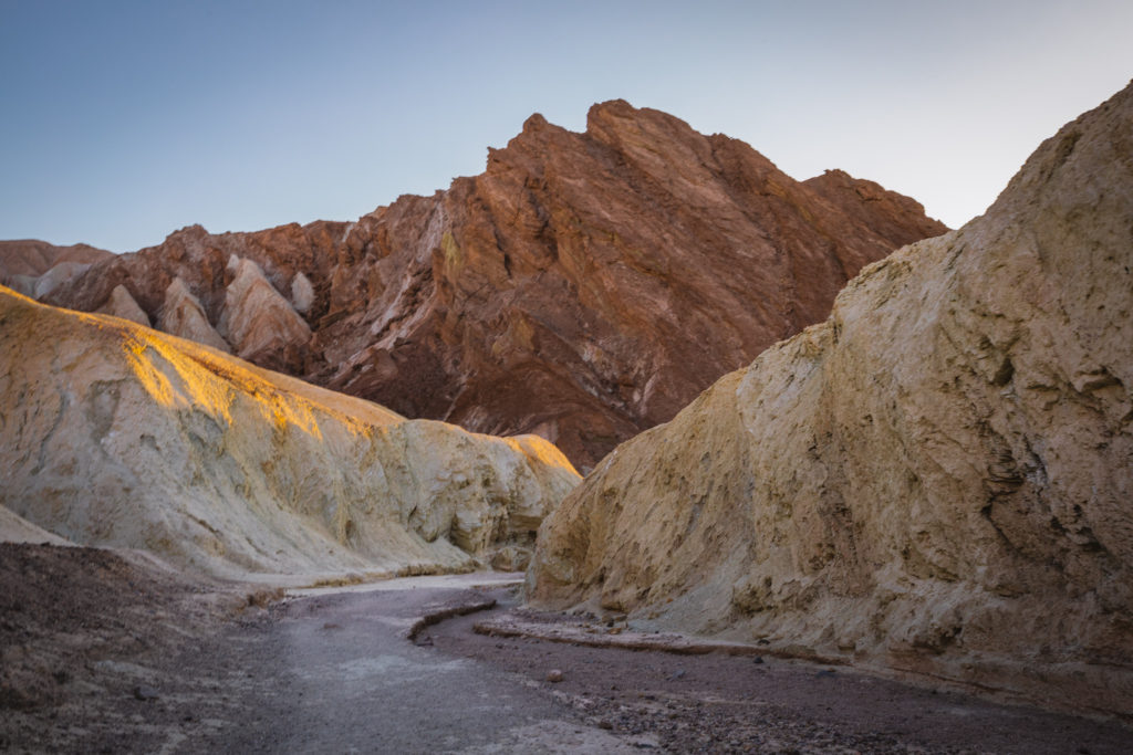 The Golden Canyon Trail in Death Valley