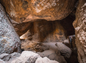 Talus caves in Pinnacles NP