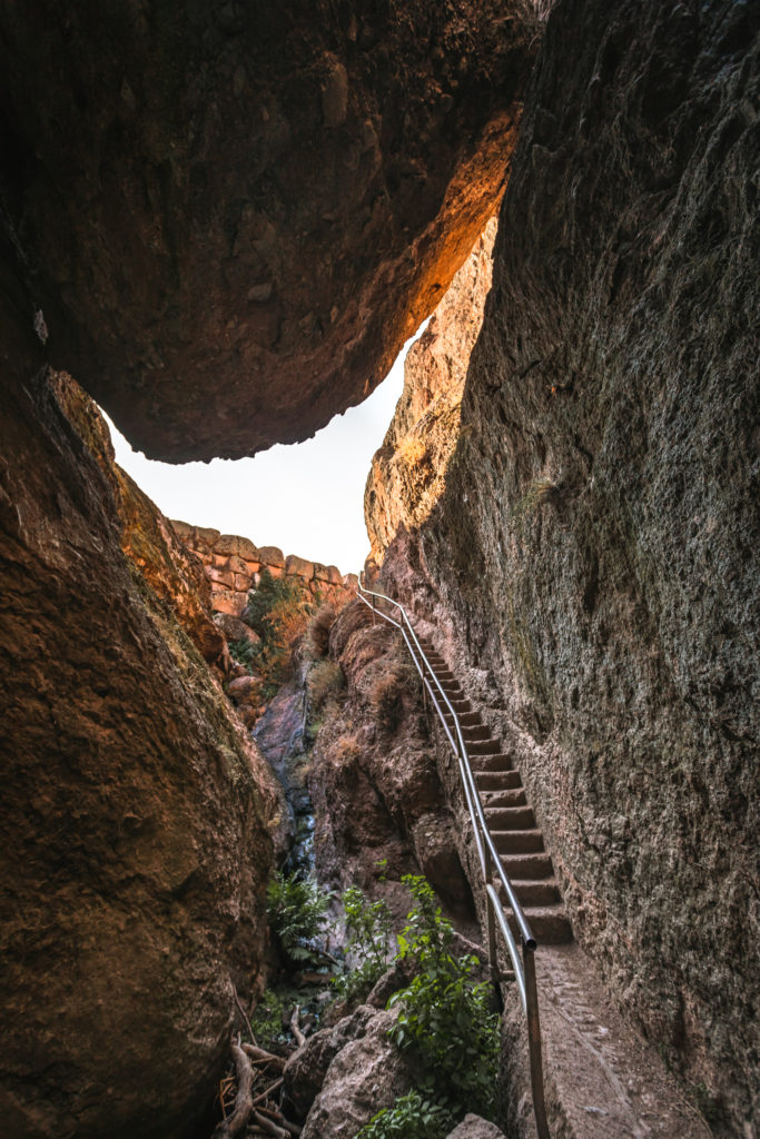 Exit to Bear Gulch Caves in Pinnacles
