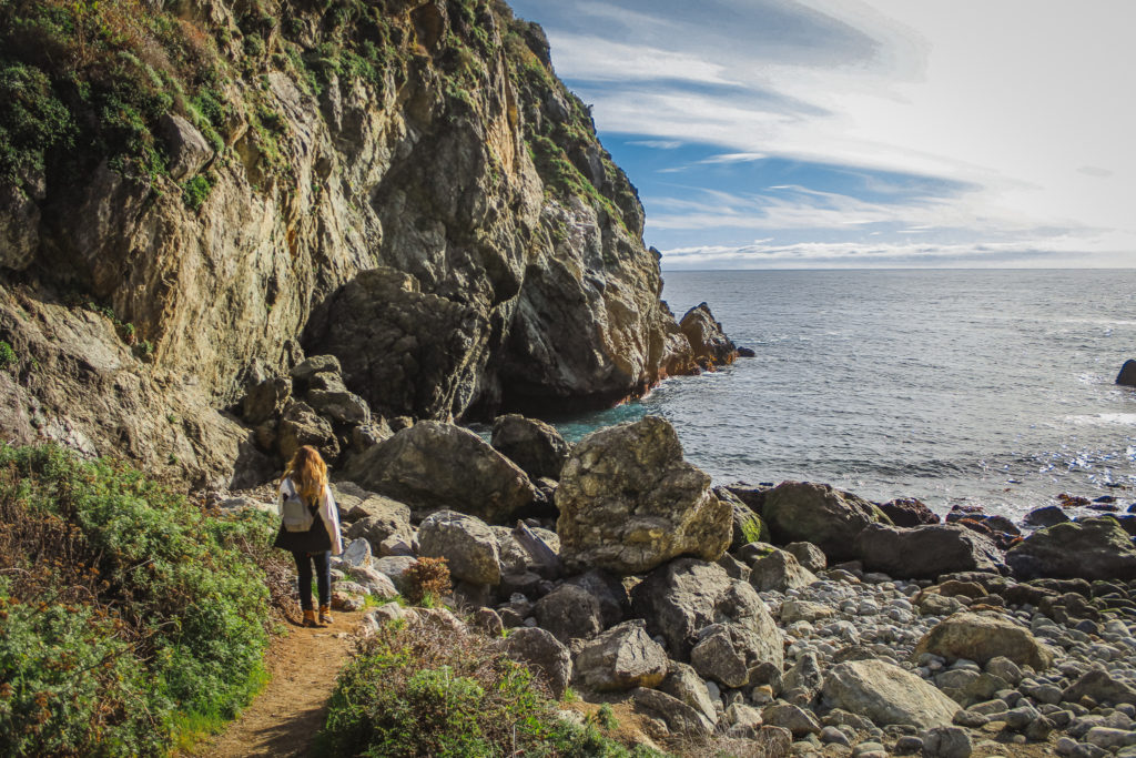 Partington Cove trail in Big Sur