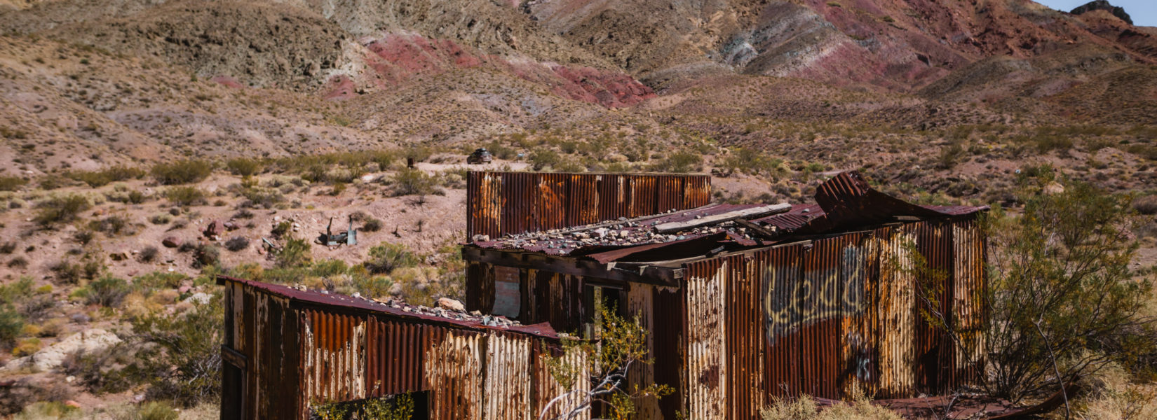 Leadfield Ghost Town in Death Valley, California