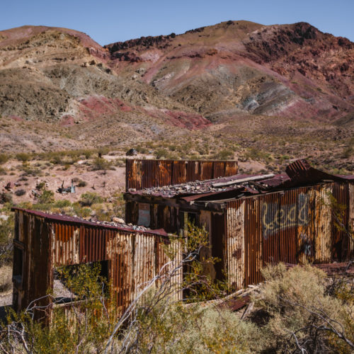 Leadfield Ghost Town in Death Valley, California