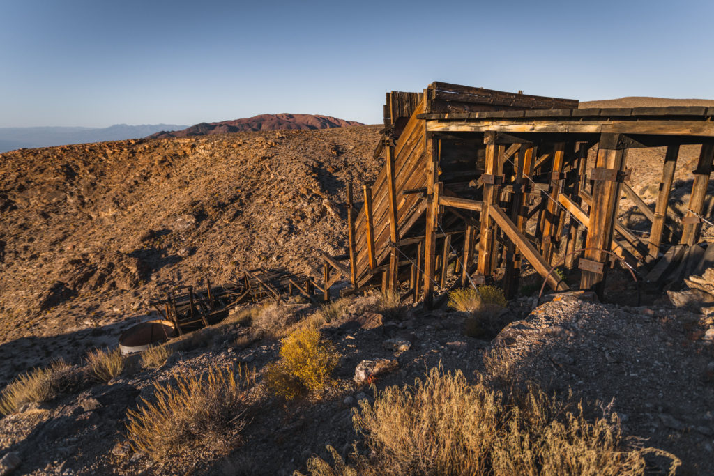 Mill Ruins in Death Valley
