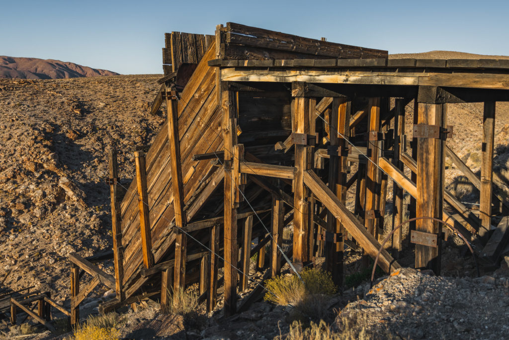 Mill Ruins in Death Valley