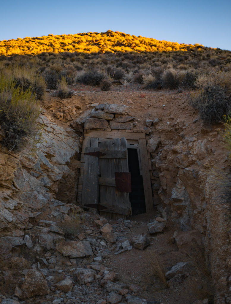 Old Mine Entrance in Death Valley