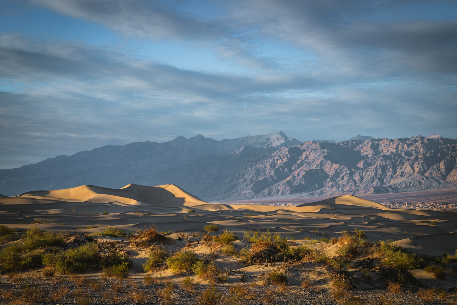 The Sand Dunes of Death Valley National Park - The Break of Dawns