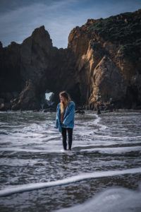 Natural Arches at Pfeiffer Beach in Big Sur