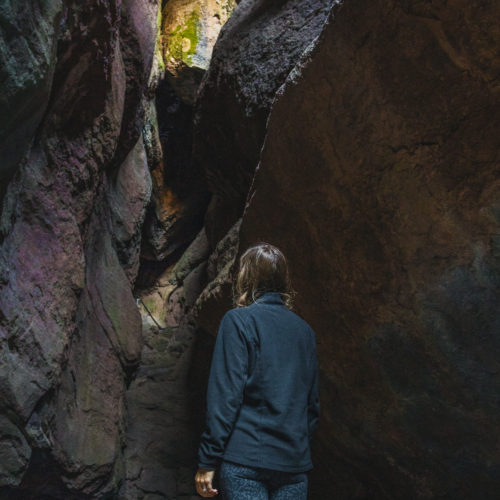 Bear Gulch cave in Pinnacles National Park