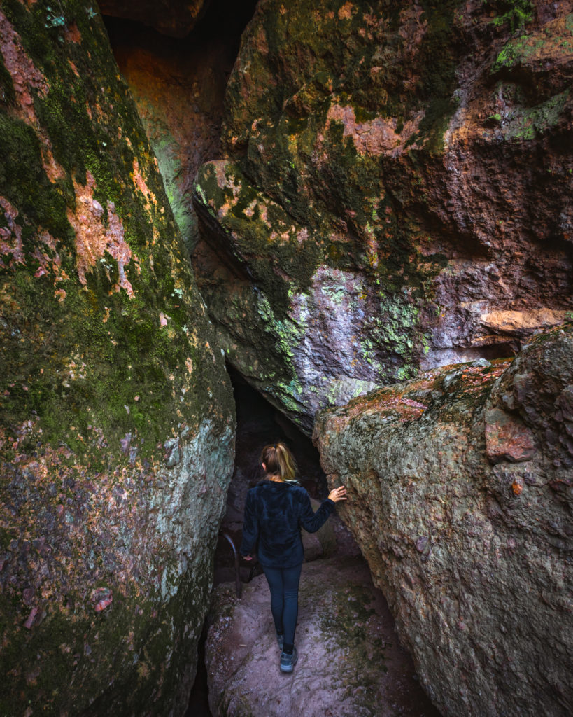 Hiking the caves of Pinnacles National Park