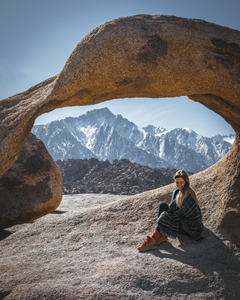 Mount Whitney through Mobius Arch