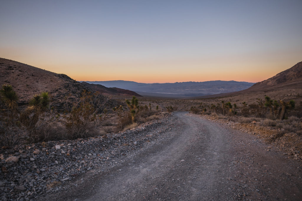 Racetrack Road in Death Valley
