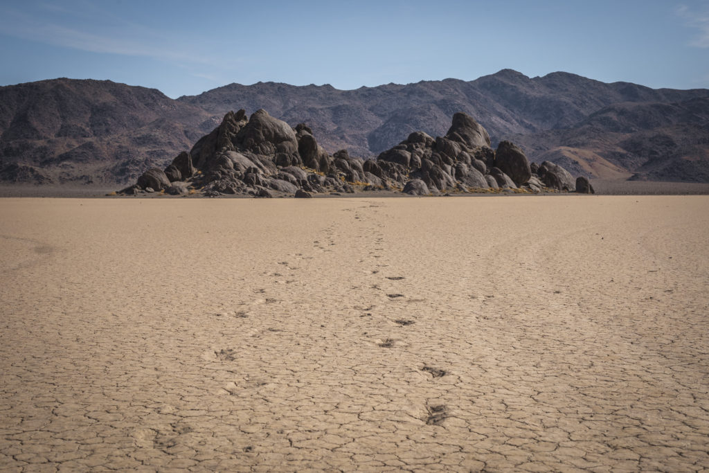Footprints in the Racetrack Playa