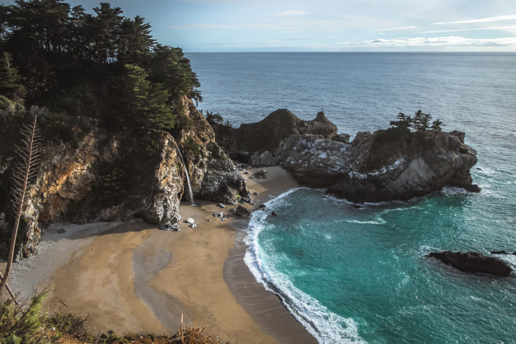 McWay Falls at Low Tide