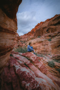 Hiking in Red Rock Canyon in Vegas