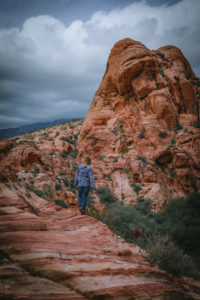 Hiking in Red Rock Canyon in Vegas